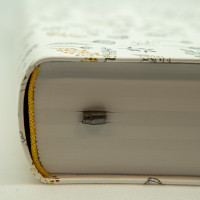 Bible Segond 21 Journal de bord - couverture souple, Vivella blanc avec motifs dorés