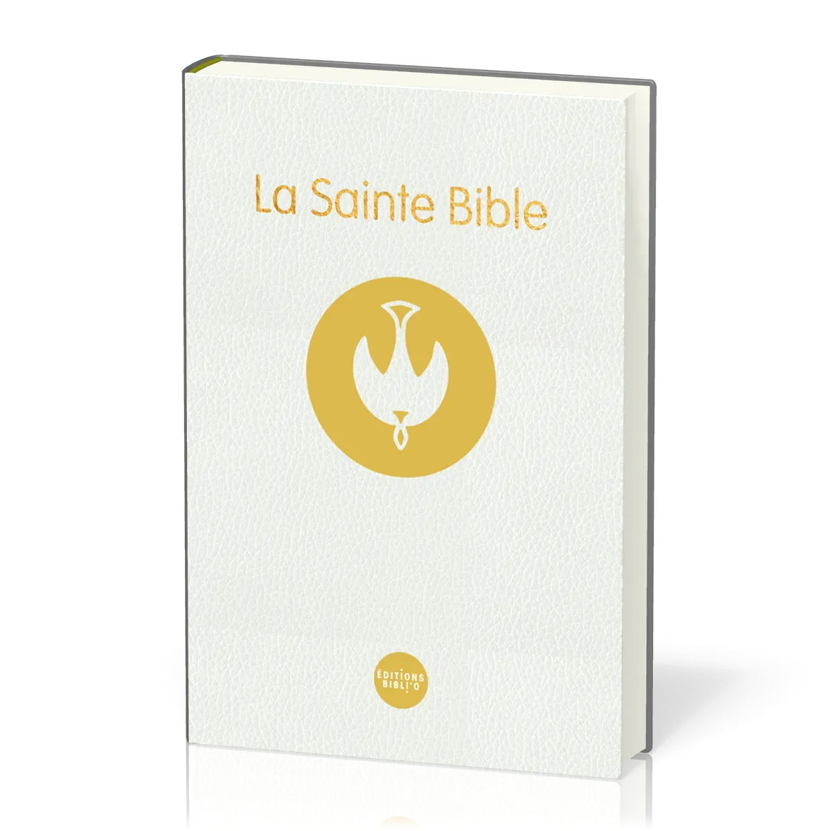 Bible à la Colombe Segond 1978, blanche - rigide, tranches or