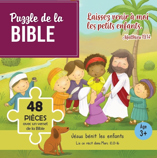 Puzzle Jésus bénit les enfants - Laissez les petits enfants venir à moi
