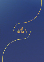 Bible Segond 1910, gros caractères, souple, vinyle bleu