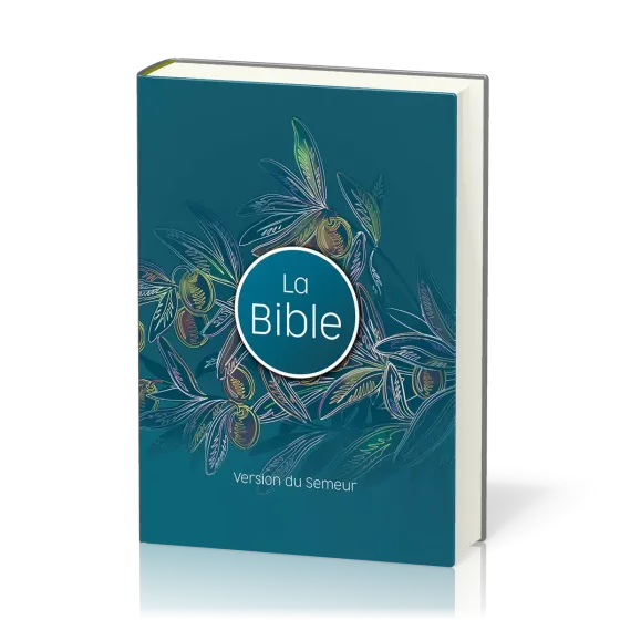Bible Semeur 2015 compacte, couverture rigide olivier, tranche blanche
