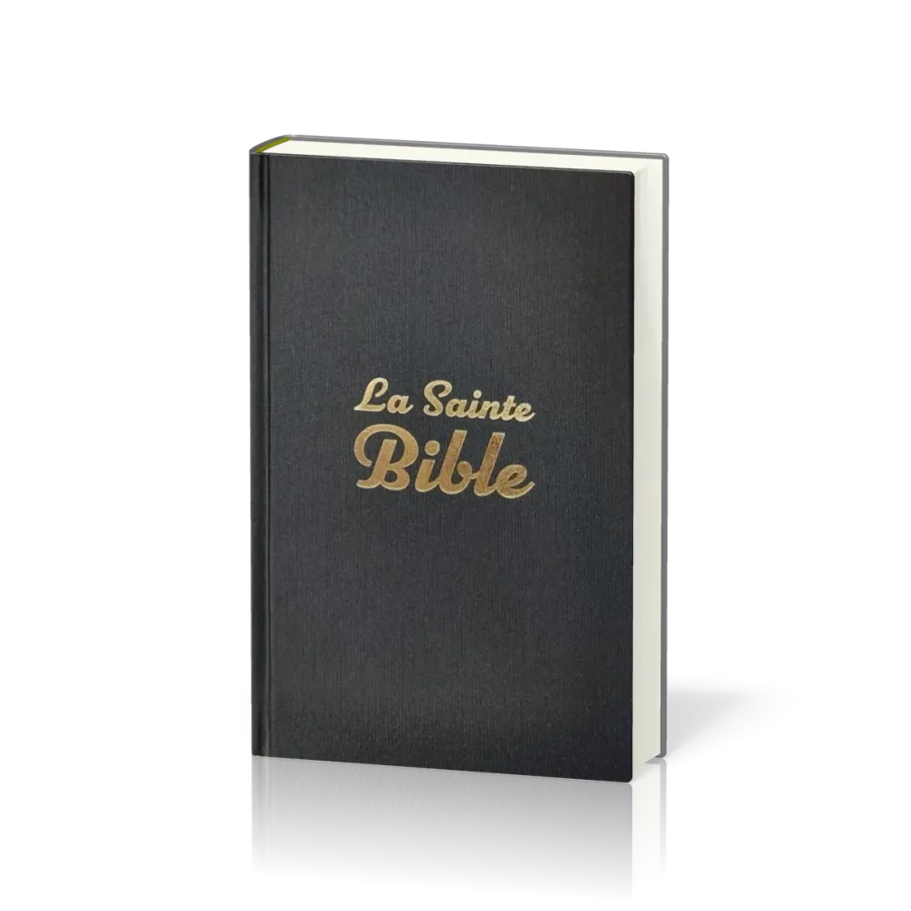 Bible Segond 1910, compacte éco - rigide gris anthracite
