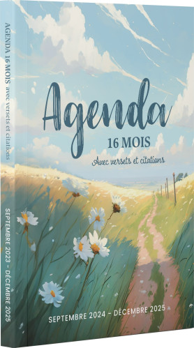 Agenda 16 mois 2025