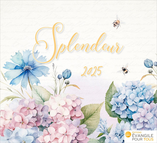 Splendeur - Mini calendrier de table