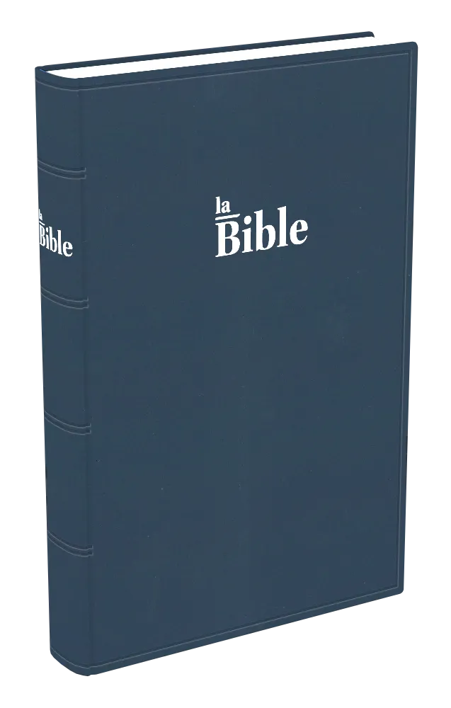 Bible Darby, grand format, bleu - couverture bleu