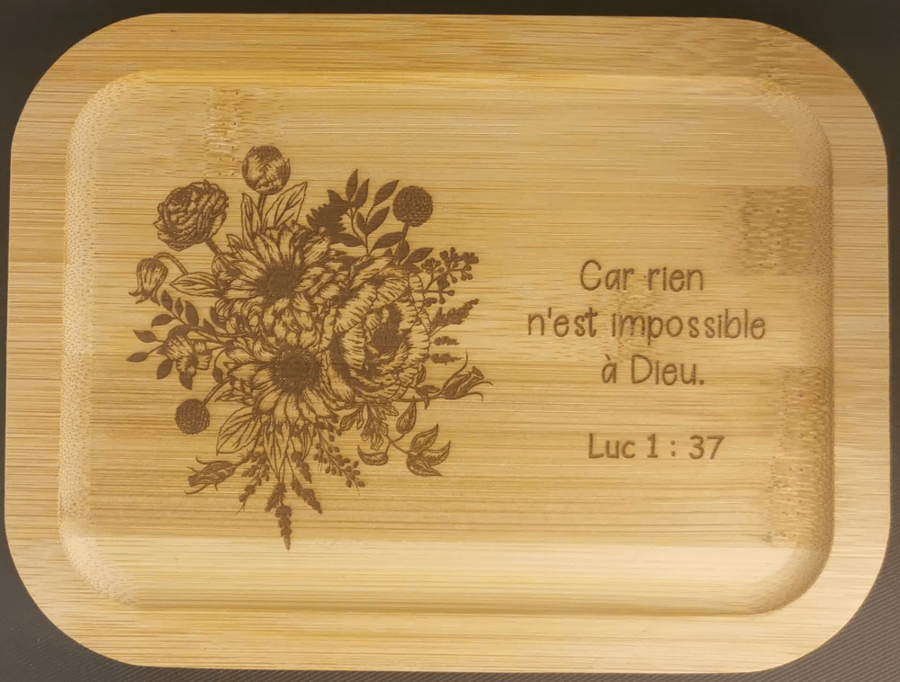 Lunch Box Luc 1.37 - Bambou et verre