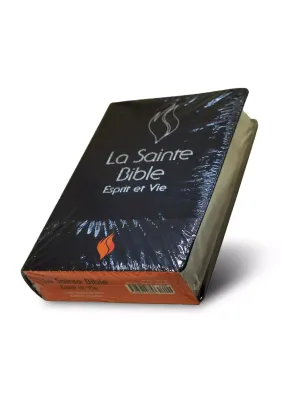 Bible Segond 1910 Esprit et Vie - simili cuir noir
