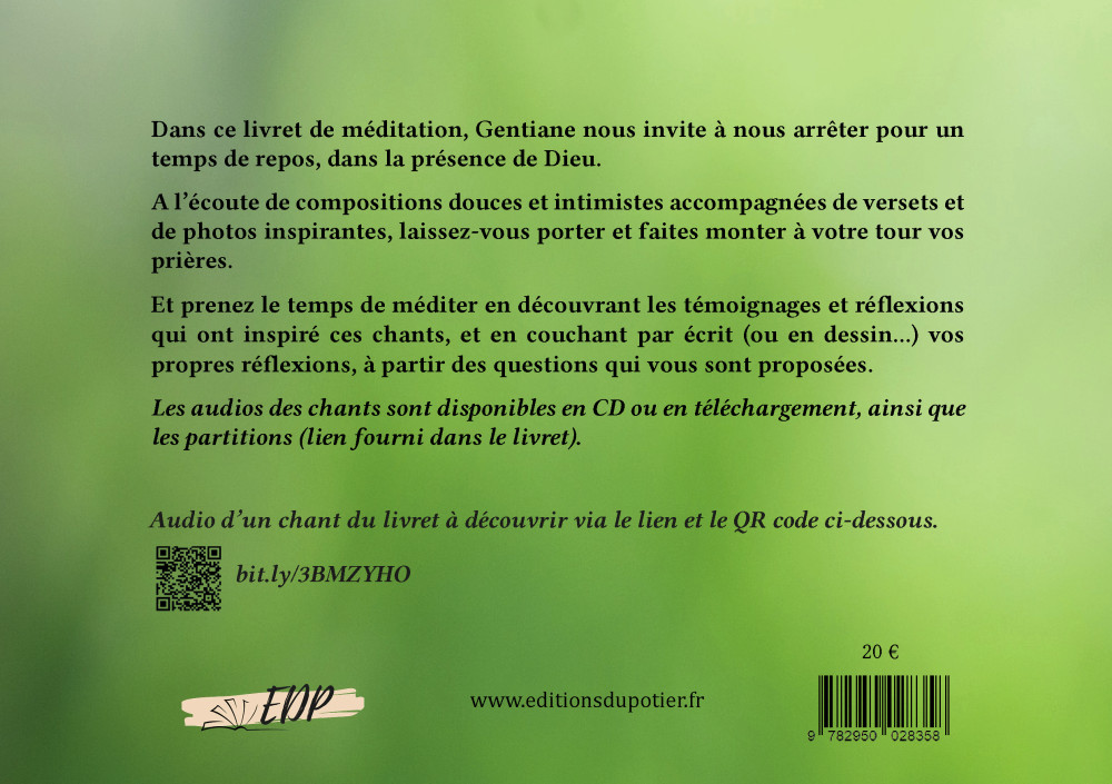 Dans Sa présence… - livret de méditation + audios en CD et téléchargement
