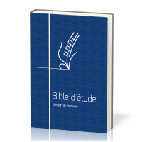 Bible d'étude Semeur 2015 - couverture souple bleue, tranche blanche