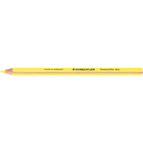 Crayon surligneur Staedtler à cire jaune - pour bible
