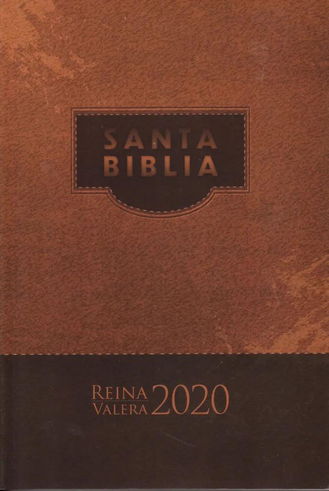 Espagnol, Bible RVR2020, brochée, marron - rústica marrón misionera 070