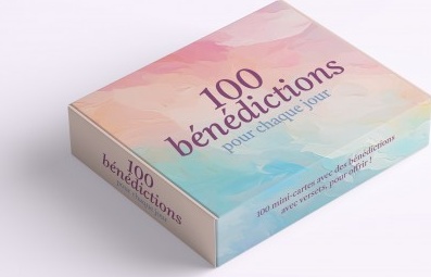 Coffret de 100 mini-cartes - 100 bénédictions pour chaque jour