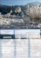 Calendrier perpétuel - paysages
