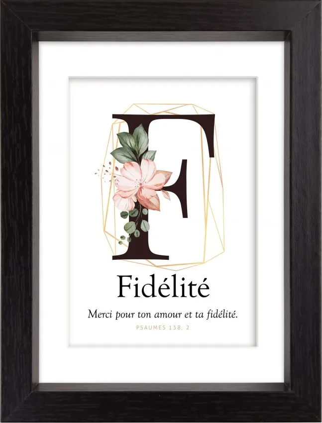 Mon Cadre Inspiration - F comme Fidélité
