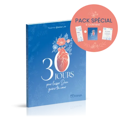 30 jours pour laisser Dieu guérir ton coeur - Pack
