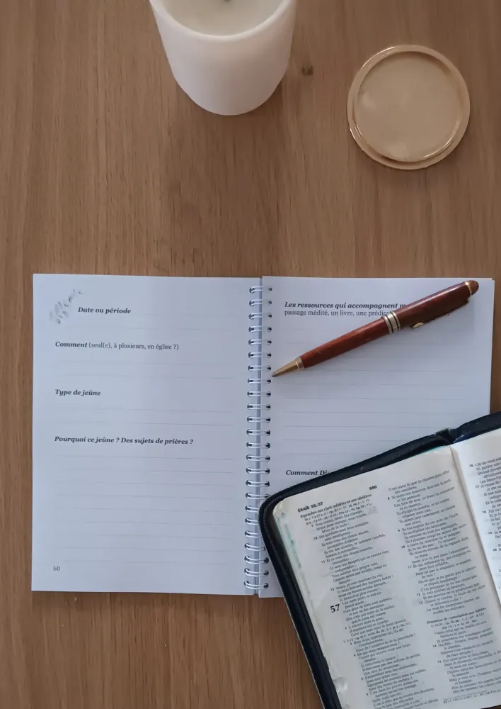 Journal de jeûne - Rencontrer Dieu à travers le jeûne et la prière
