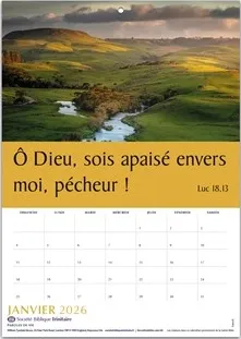 Paroles de vie - calendrier