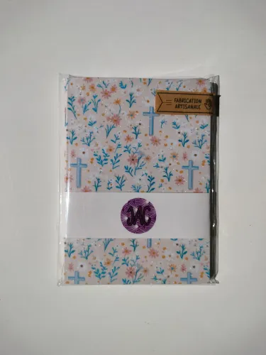 Carnet Signature - Croix orange