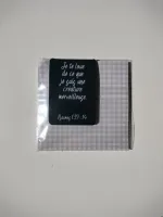 Marque-Page Magnétique "Je te loue de ce que je suis une créature merveilleuse." - Croix Bleue