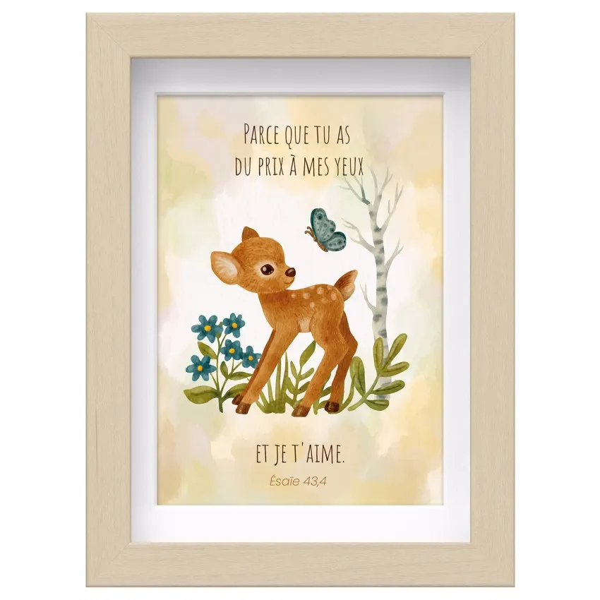 Mon cadre inspiration - Tu as du prix à mes yeux…