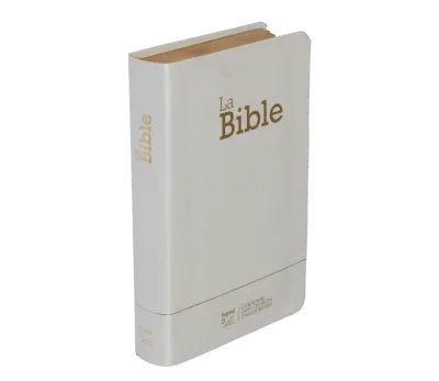 Bible Segond 21 compacte (Premium Style) - couverture souple toile blanche, avec tranches dorées...