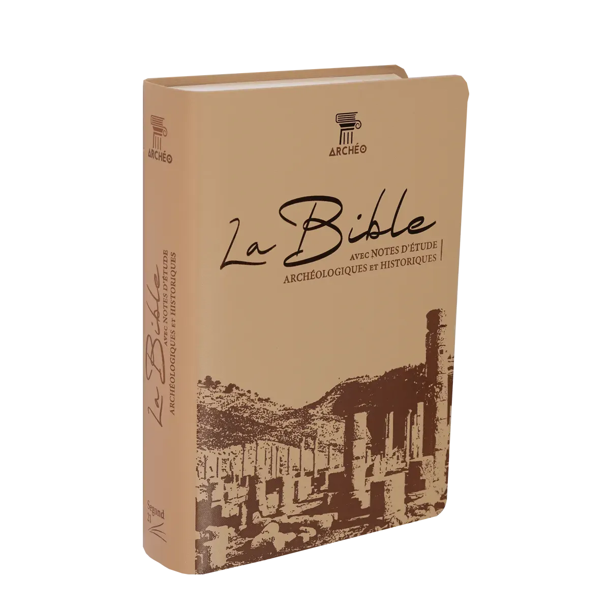 Bible Segond 21 «archéo», avec notes d'étude archéologiques et historiques - modèle souple, toile...