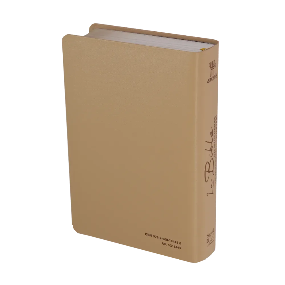 Bible Segond 21 «archéo», avec notes d'étude archéologiques et historiques - modèle souple, toile...