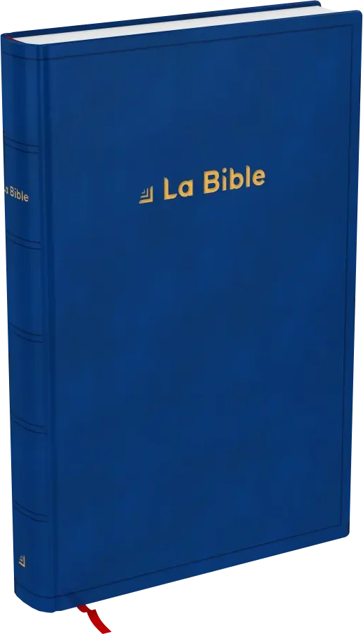 Bible Darby révisée grand format, rigide bleu
