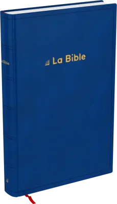 Bible Darby révisée grand format, rigide bleu