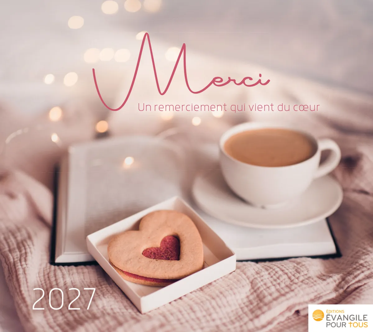 Merci - Un remerciement qui vient du cœur - Calendrier panoramique