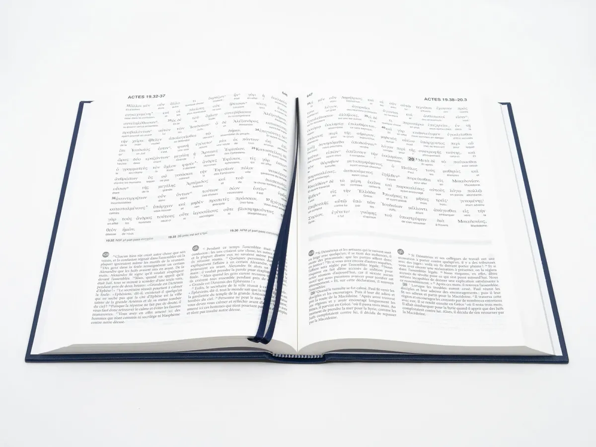 Grec-français, Nouveau Testament interlinéaire