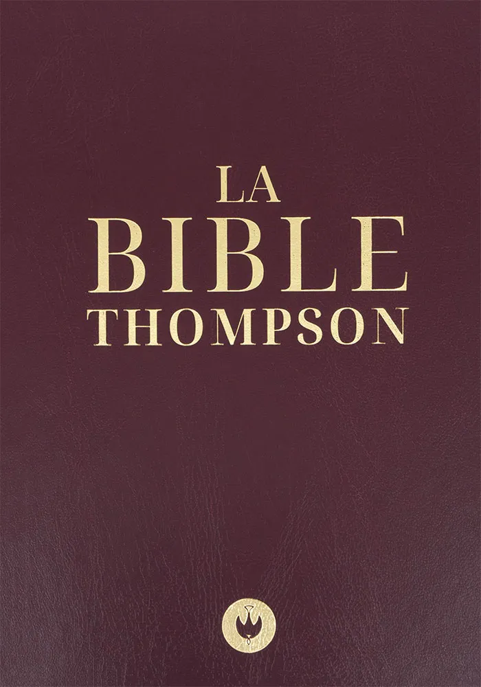 Bible Thompson Colombe, bordeaux - couverture rigide