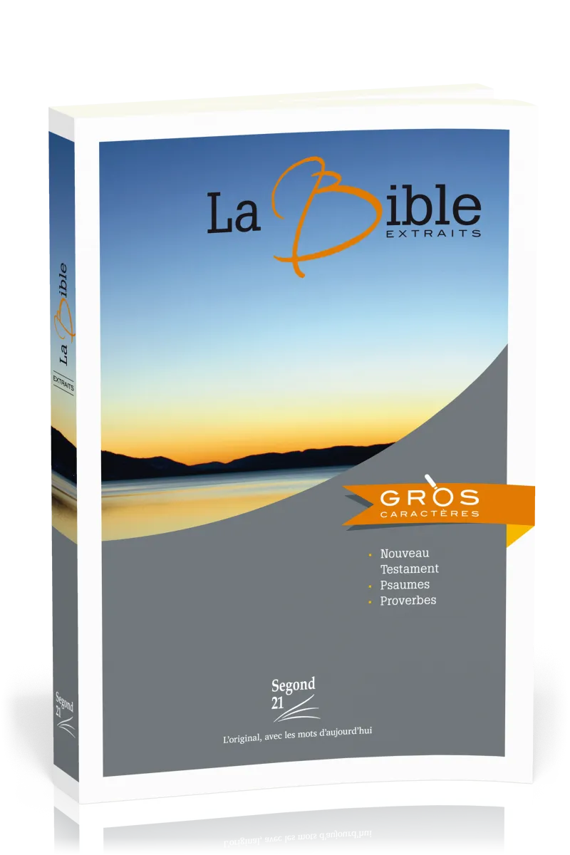 Nouveau Testament, Psaumes et Proverbes, Segond 21, gros caractères, illustré - broché