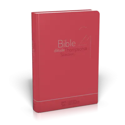 Bible d'étude Thompson 21 Sélection, rouge - couverture souple, vivella