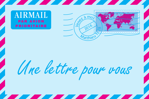 Français, Une lettre pour vous