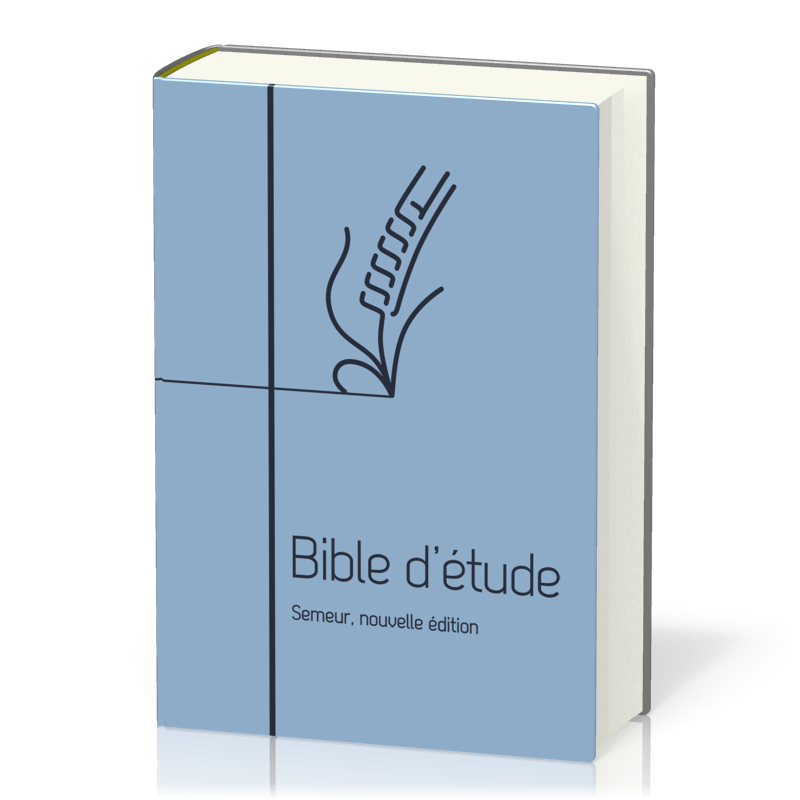 Bible d'étude Semeur 2015, bleu clair - couverture souple, vivella