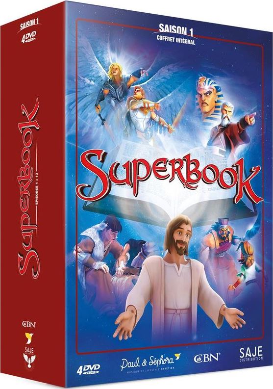 Superbook saison 1 coffret intégral - [4 DVD] tomes 1 à 4