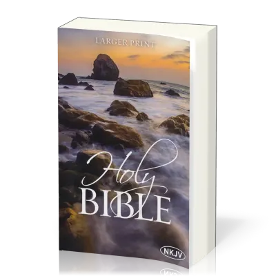 Anglais, Bible, New King James Version,, brochée, couverture illustrée, gros caractères