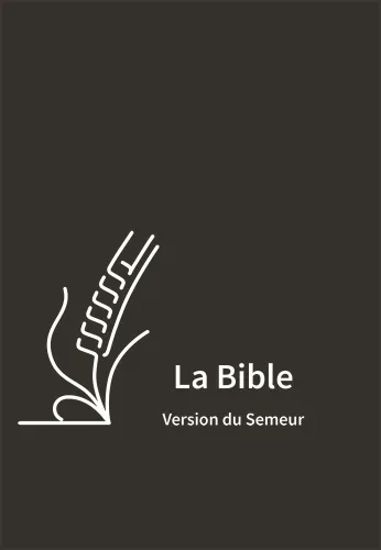 Bible Semeur 2015, compacte, couverture skivertex semi-souple noire, fermeture-éclair - tranche...