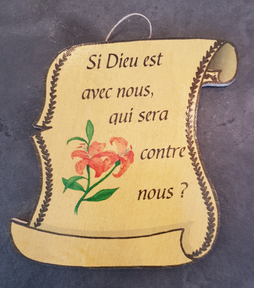 Bois parchemin petit, Si Dieu est avec nous ?