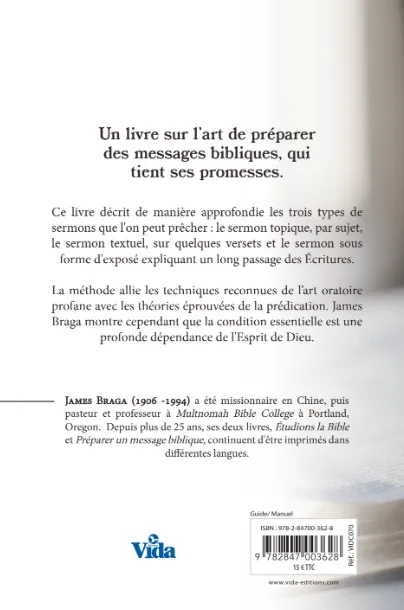 Comment préparer un message biblique