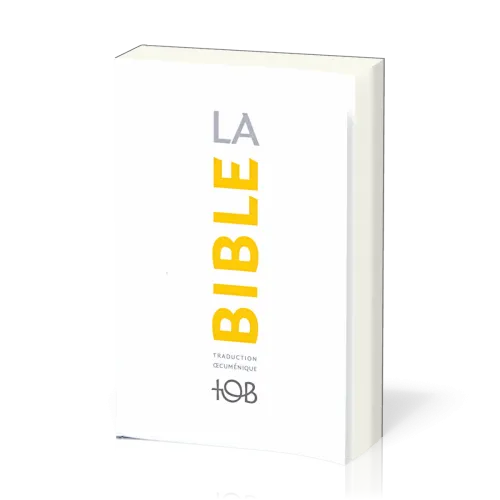 Bible TOB 2010, compacte, couverture imprimée - brochée, avec livres deutérocanoniques...