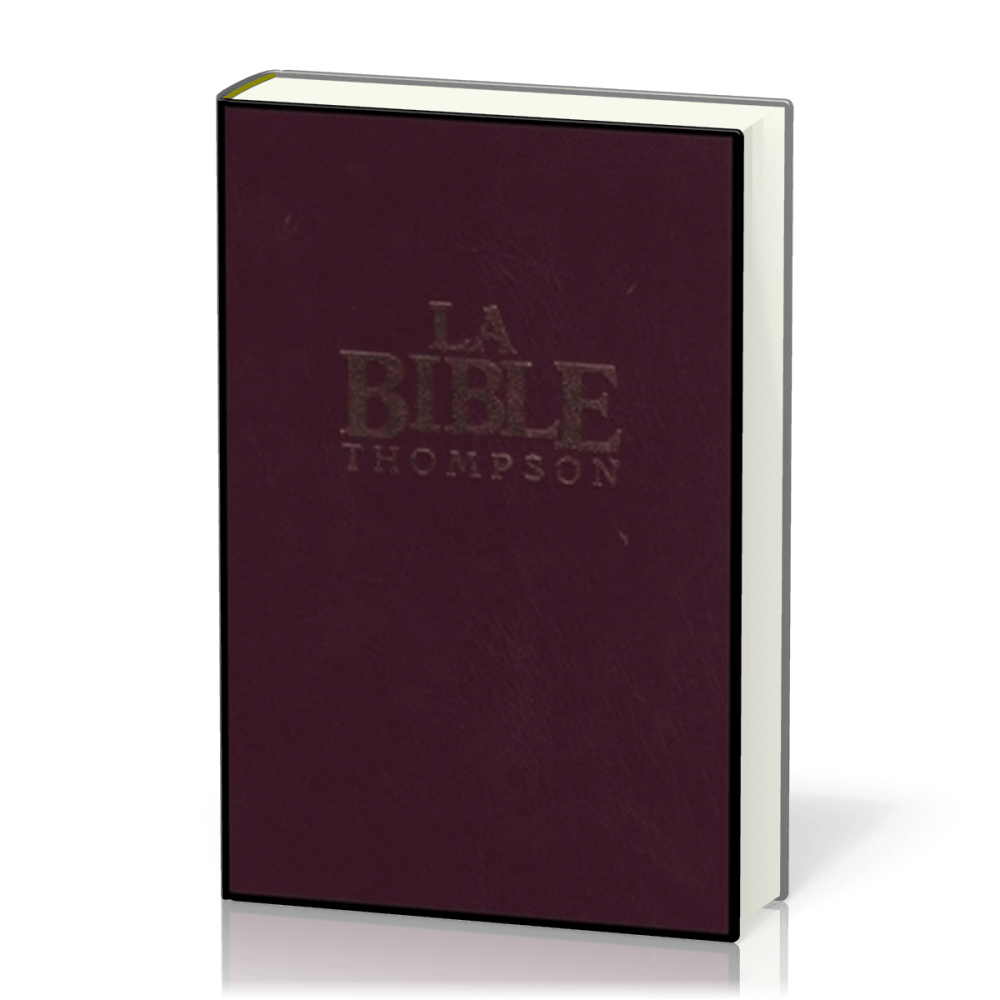 Bible Thompson Colombe, bordeaux - couverture rigide