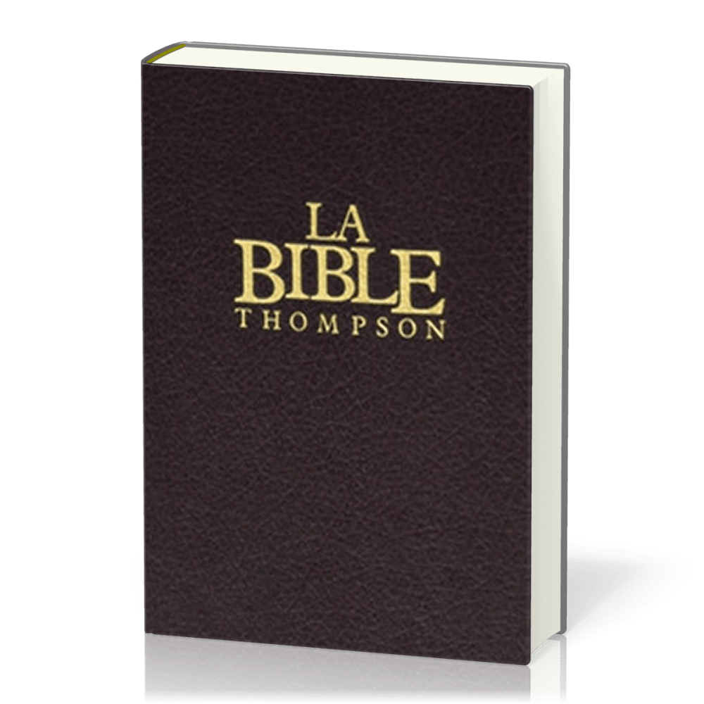 Bible Thompson Colombe, bordeaux - couverture rigide, avec onglets