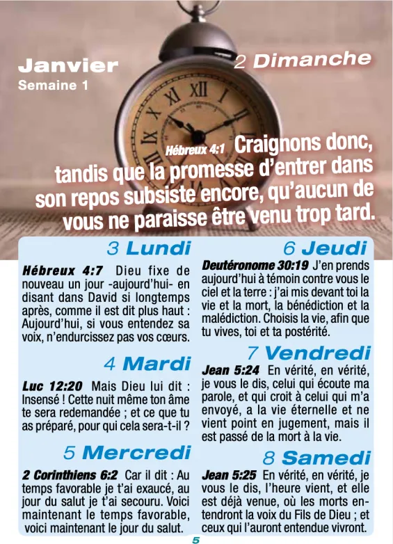 Trésors - Calendrier mural éphéméride