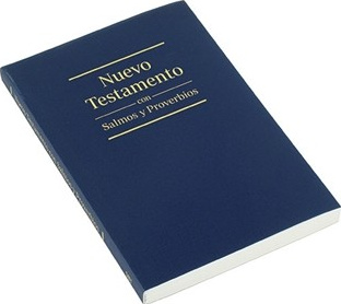 Espagnol, Nouveau Testament,Psaumes-Proverbes- Reina Valera 1960, rigide, bleu
