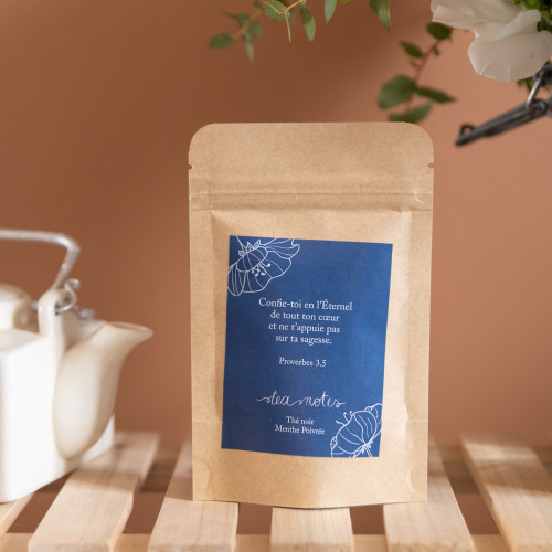 Thé noir Menthe Poivrée - Sachet 50g