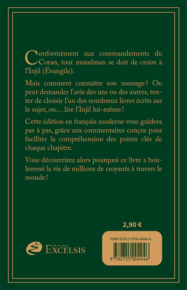 L’Injil de Jésus le Messie - [broché] Version Semeur. Livre premier selon Matthieu avec notes...